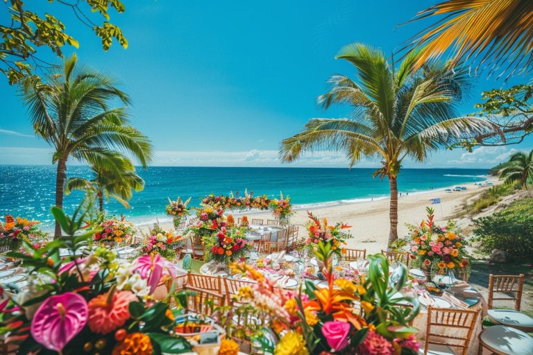 10 idées inspirantes pour un mariage sur le thème tropical parfait